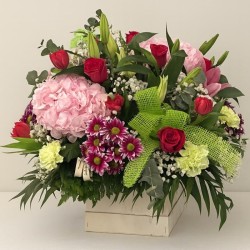Caja Floral Romántica