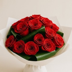 Bouquet 18 rosas rojas