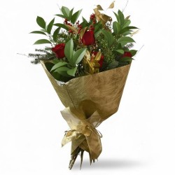 Ramo 5 Rosas Navidad