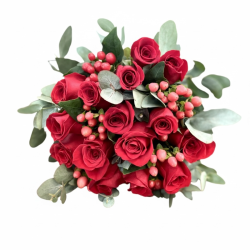 Bouquet Rosas con Hypericum