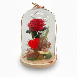 Cúpula Rosa Roja Martisor