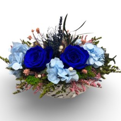 Cesta flores eternas...