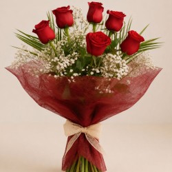 Ramo de 6 rosas Rojas